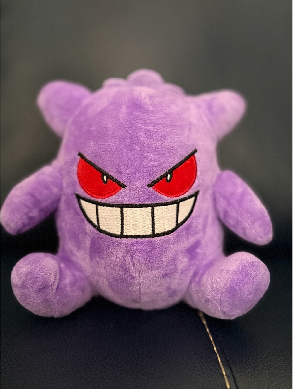 Pokemon Gengar Purple Plush Small Suction Cup Window Car Hanger Stuffed Toy